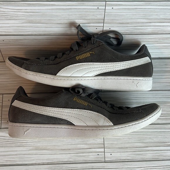 Puma Grey Suede Classic Softfoam Men’s size 7.5 - Picture 2 of 8